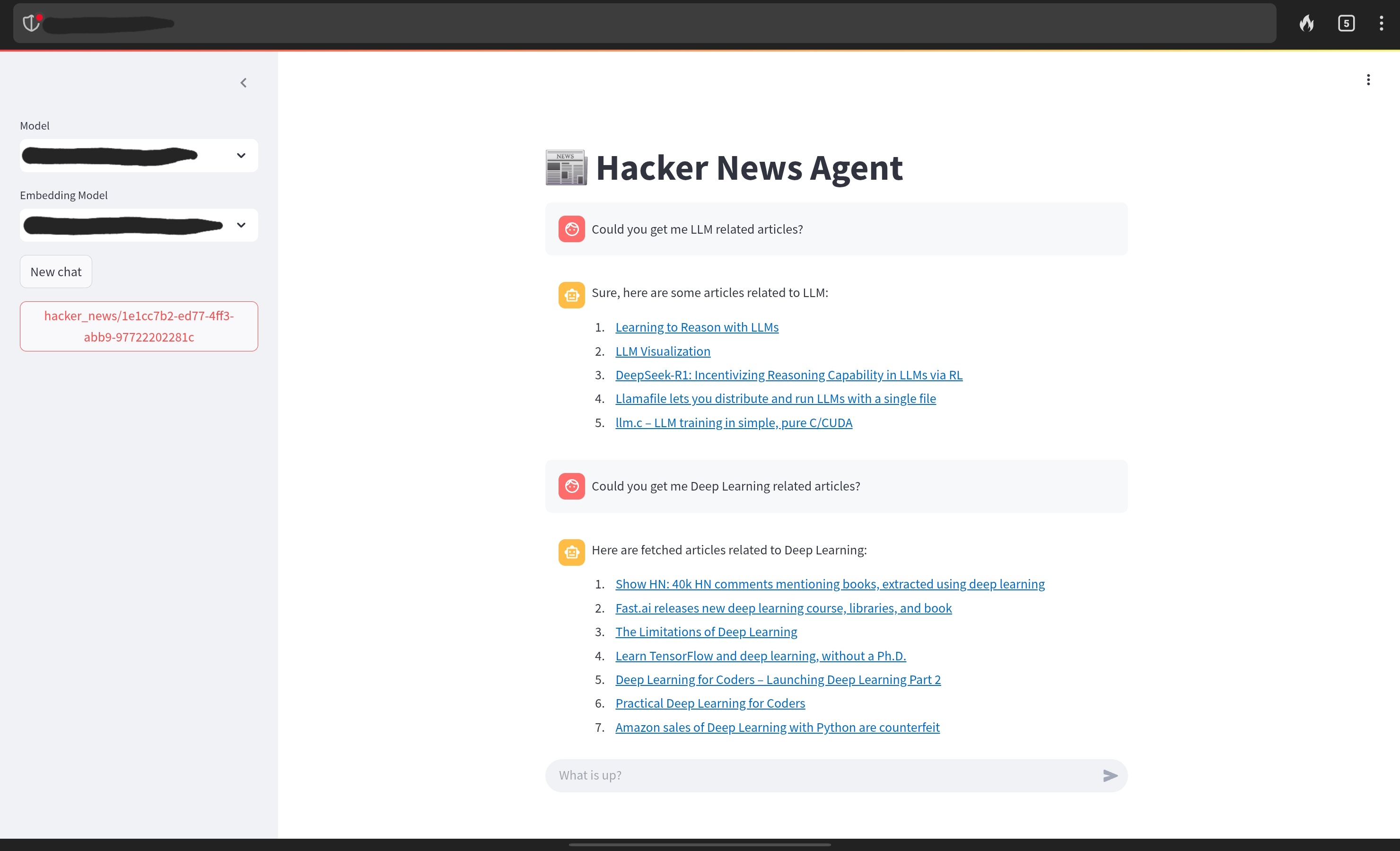 Chat UI made with Streamlit Chat UI made with Streamlit