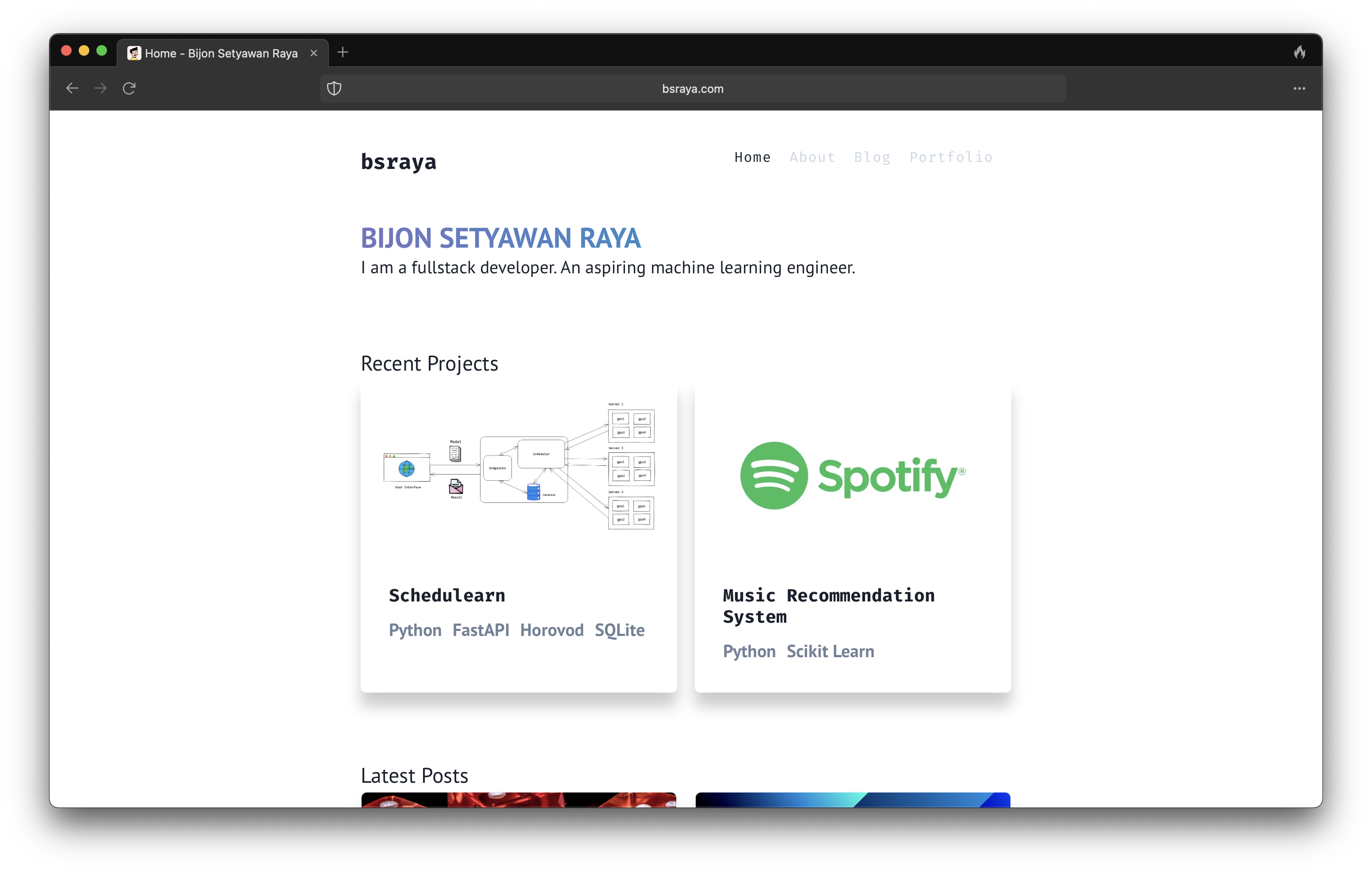 Personal website version 2.0